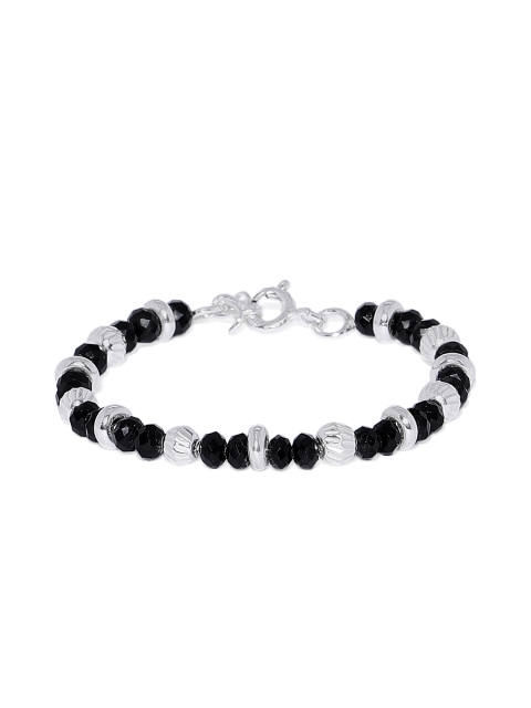 

Peora Silver-Plated & Black Bracelet