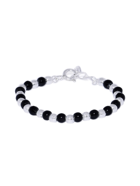 

Peora Silver-Plated & Black Bracelet