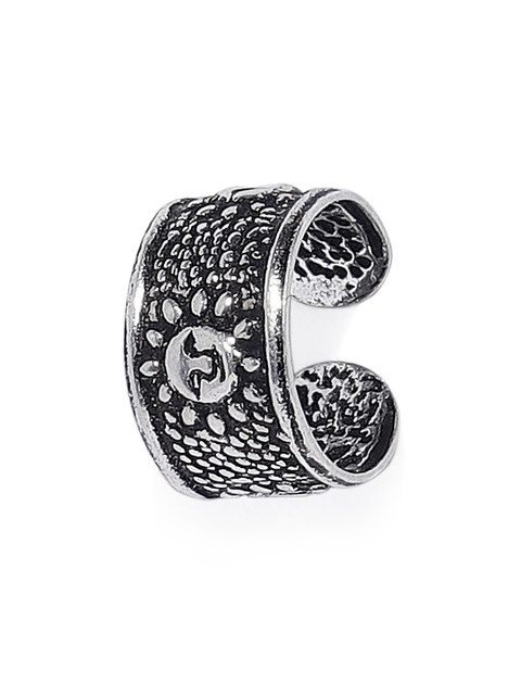 

Peora Style Silver Ethnic Nose Ring Pin for Women and Girls