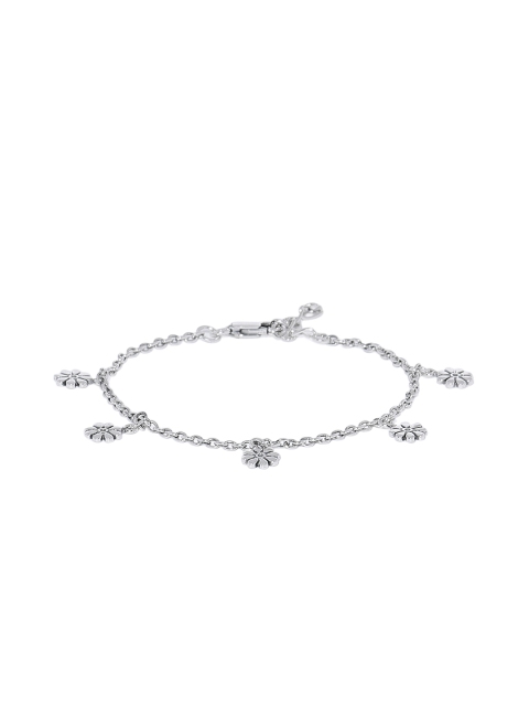 

Peora Women Silver-Plated Charm Bracelet