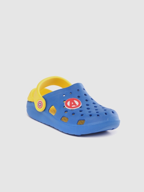 

toothless Boys Marvel Avengers Captain America Solid Clogs, Blue