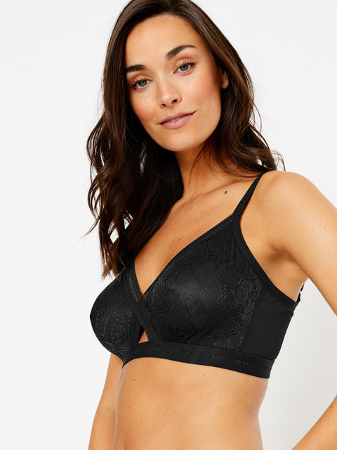 

Marks & Spencer Black Lace Non-Wired Non Padded Everyday Bra