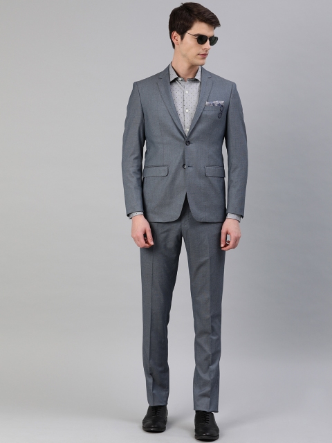 

Peter England Grey Neo Slim Fit Single Breasted Party Suit