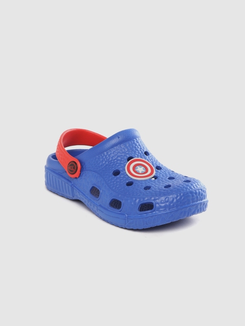 

toothless Boys Marvel Avengers Captain America Blue Solid Clogs