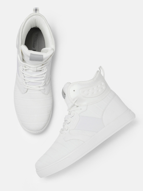 

HRX by Hrithik Roshan Men White mid-top pro sneaker