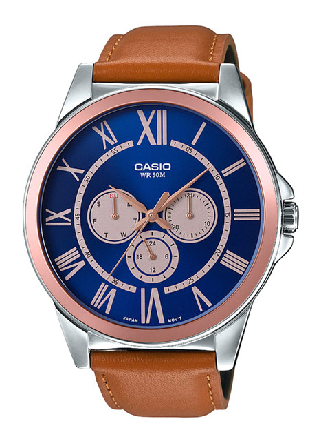 

CASIO Enticer Men Blue Analogue Watch A1527 MTP-E318L-2BVDF