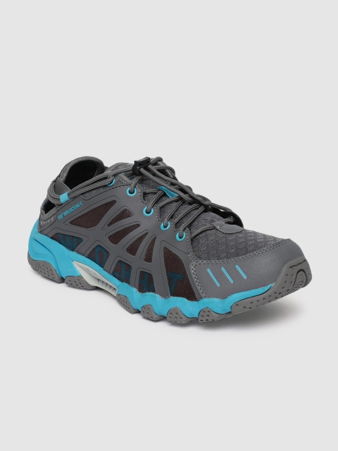 

Wildcraft Men Grey & Blue Water Trekking Shoes