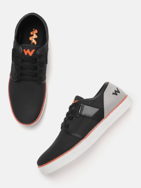 

Wildcraft Men Black & Grey Colourblocked Sneakers