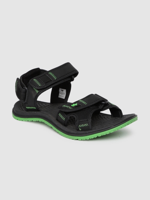 

Wildcraft Men Black & Green Joo 2.0 Sports Sandals