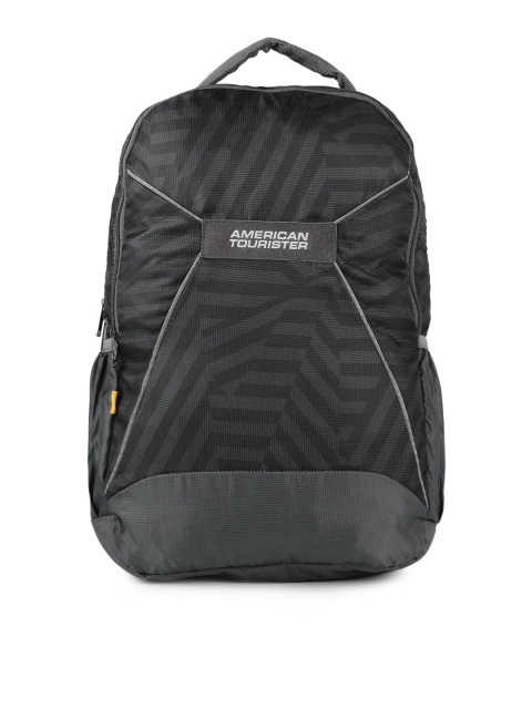

AMERICAN TOURISTER Unisex Grey Striped MIST 03 Backpack