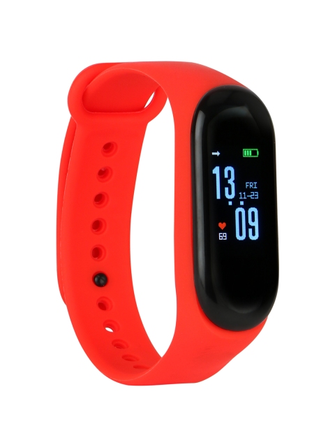 

Daniel Klein Unisex Orange Solid Smart Fitness Band DK12254-2