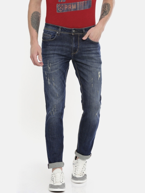 

Being Human Clothing Men Blue Slim Fit Mid-Rise Mildly Distressed Stretchable Jeans