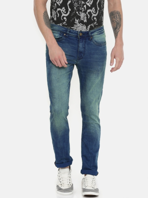 

Being Human Men Blue Skinny Fit Mid-Rise Clean Look Stretchable Jeans