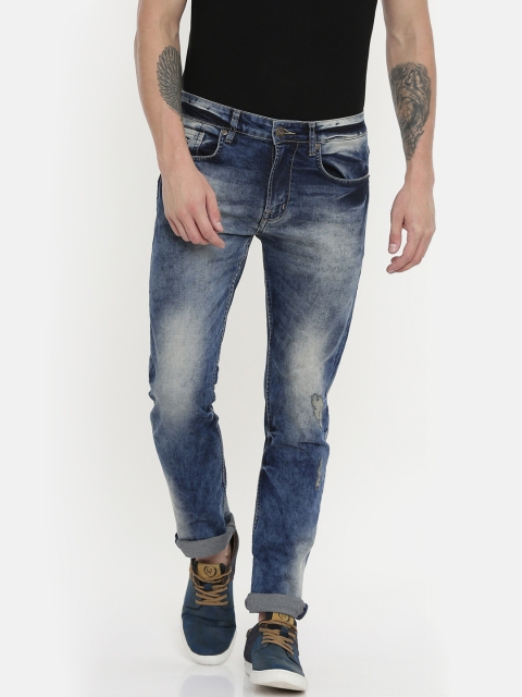 

Being Human Men Blue Slim Fit Mid-Rise Mildly Distressed Stretchable Jeans