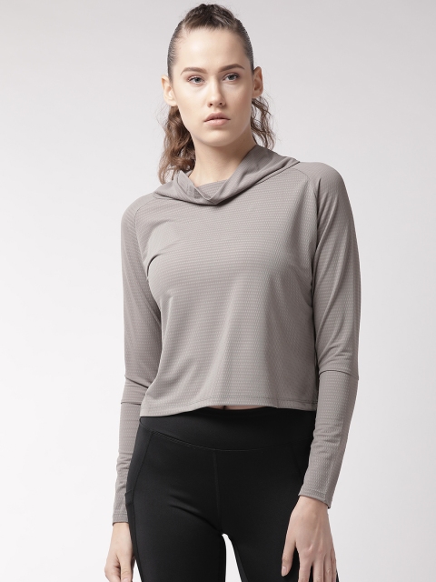 

Fitkin Women Grey Self Design Top