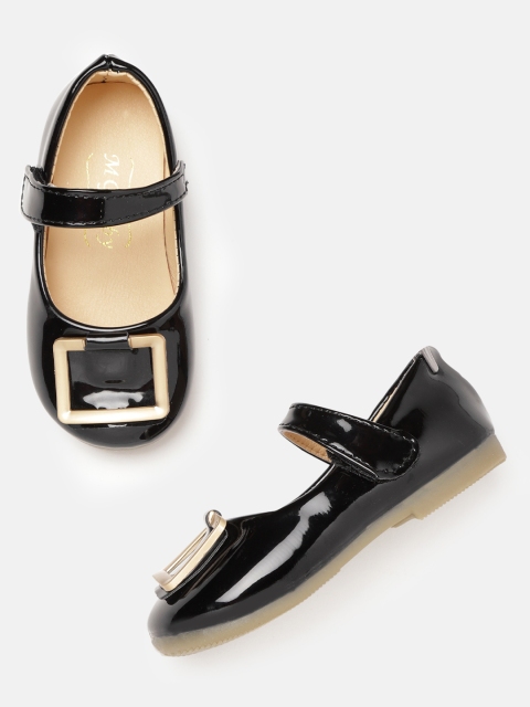 

Hoppipola Girls Black Solid Mary Janes