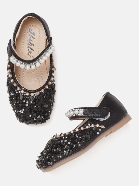 

Hoppipola Girls Black Embellished Mary Janes