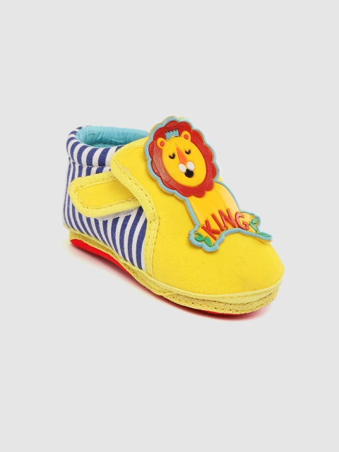 

Fisher Price Apparel Kids Yellow & Blue Striped Booties
