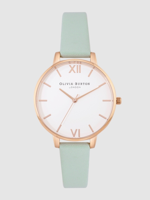 

OLIVIA BURTON LONDON Women White Leather Analogue Watch OB16BDW27W