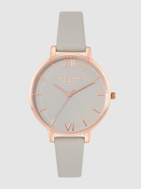

OLIVIA BURTON LONDON Women Grey Leather Analogue Watch OB15BD61W