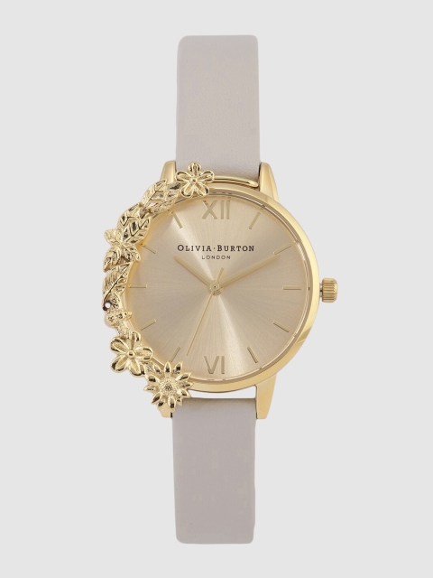 

OLIVIA BURTON LONDON Women Gold-Toned Analogue Watch OB16CB10W