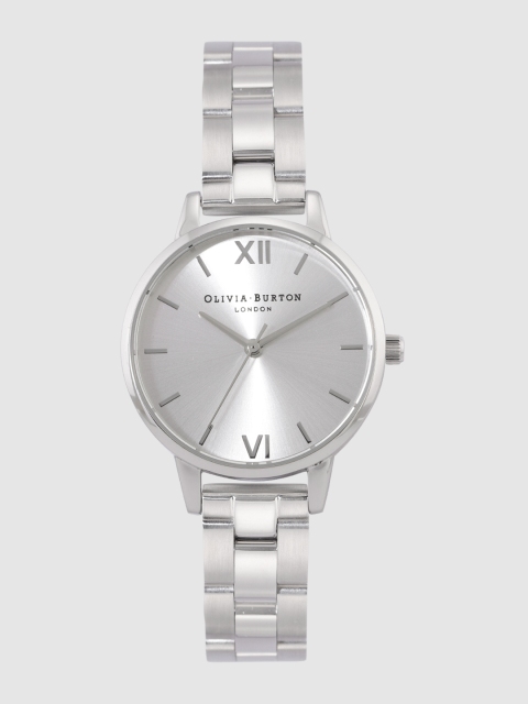 

OLIVIA BURTON LONDON Women Silver-Toned Analogue Watch OB13BL10W