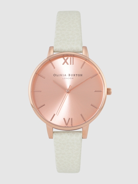 

OLIVIA BURTON LONDON Women Rose Gold Leather Analogue Watch OB13BD11W