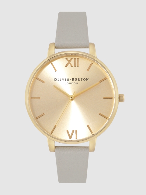 

OLIVIA BURTON LONDON Women Gold-Toned Leather Analogue Watch OB14BD33W
