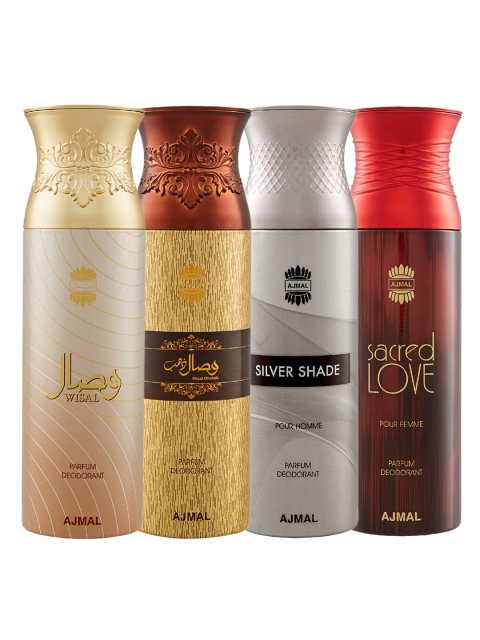 

Ajmal Women Set of 4 Deodorants, Red
