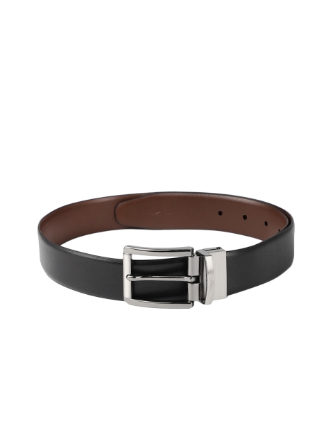 

Park Avenue Men Black & Brown Reversible Textured Leather Belt