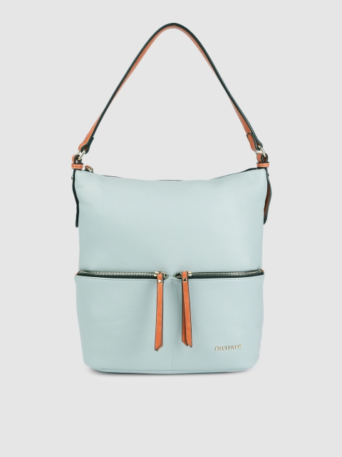 

Fastrack Blue Textured Hobo Bag
