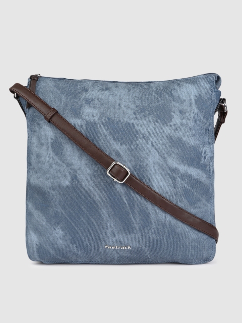 

Fastrack Blue Textured Sling Bag