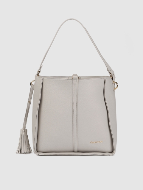 

Fastrack Grey Solid Hobo Bag