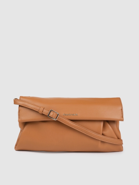 

Fastrack Women Tan-Brown Solid Purse