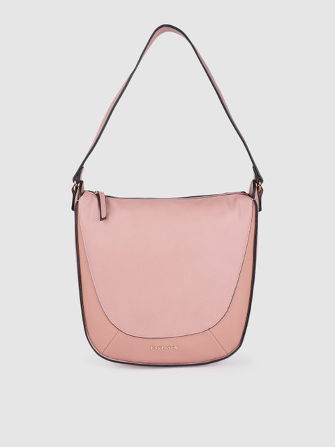 

Fastrack Pink Solid Hobo Bag