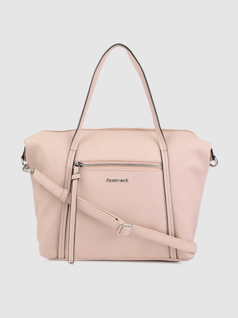 

Fastrack Pink Solid Handheld Bag