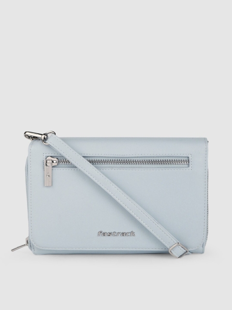 

Fastrack Women Blue Solid Two Fold Wallet