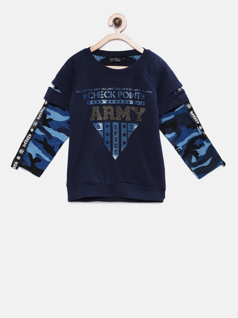 

Actuel Boys Blue Sweatshirt, Navy blue