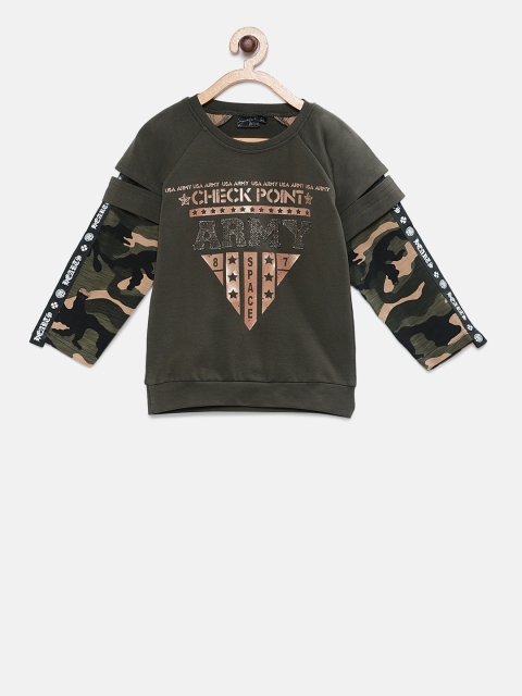 

Actuel Boys Olive Green Sweatshirt