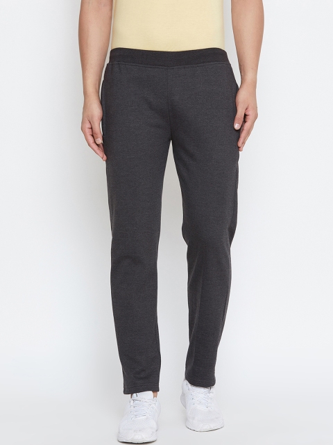 

Okane Men Grey Solid Track Pants