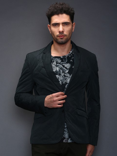 

SELECTED Navy Polyester Single-Breasted Blazer, Navy blue