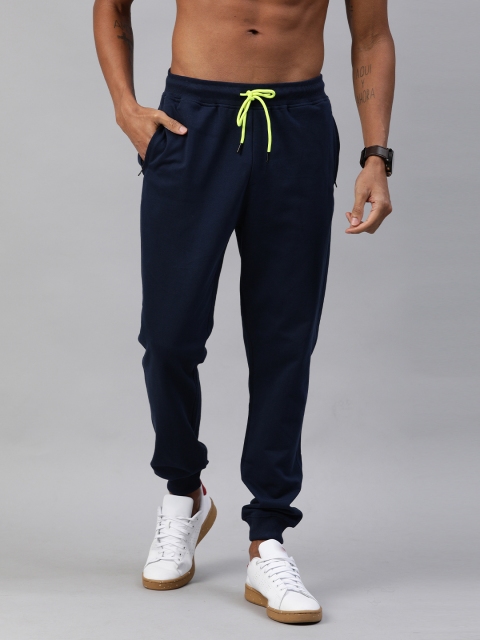 

Harvard Men Navy Blue Regular Fit Solid Joggers