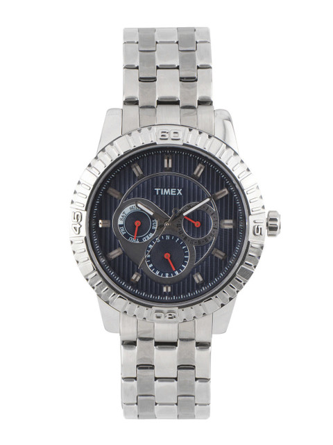 

Timex Men Navy Dial Watch TI000Q30000, Navy blue
