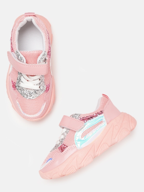 

Hoppipola Girls Pink Embellished Sneakers