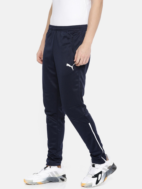

Puma Men Navy Blue Straight Fit Solid dryCELL Smu France Training Track Pants