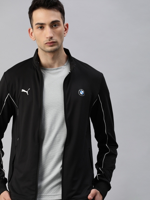 

PUMA Motorsport Men Black Solid BMW MMS Track Sporty Jacket