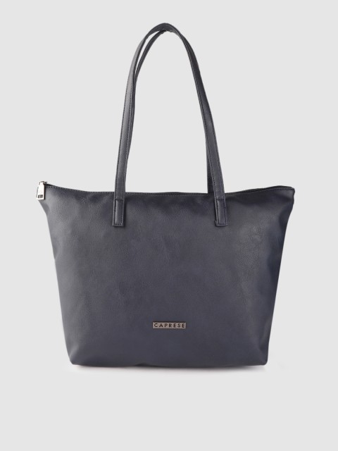 

Caprese Navy Blue Shopper Tote Bag