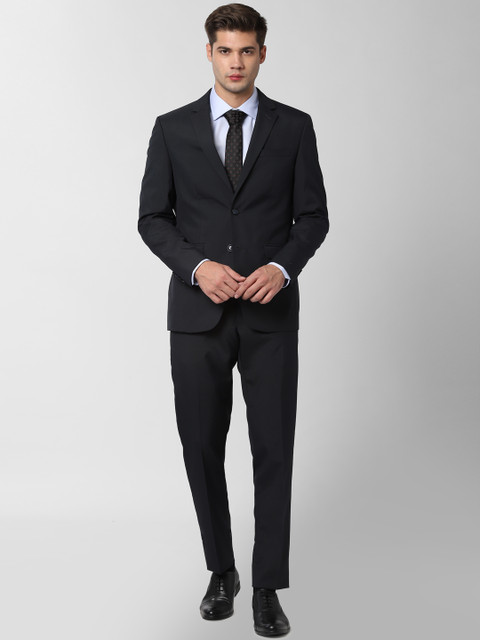 

Peter England Men Black Solid Single-Breasted Neo Slim-Fit Formal Suit