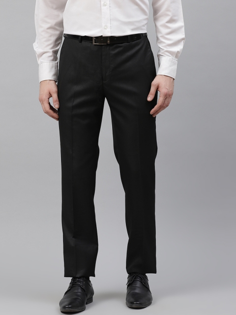 

Raymond Men Black Slim Fit Formal Trousers