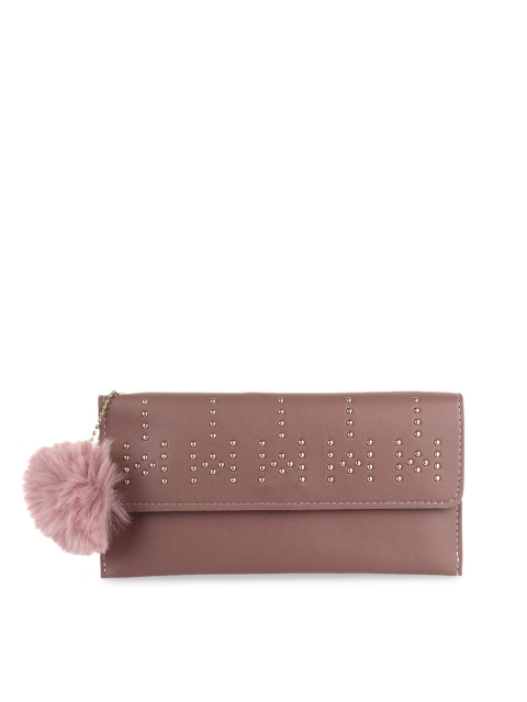 

LONDON FASHION hob Brown Embellished Clutch